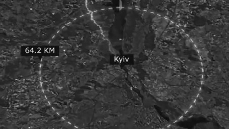 Показаха какво ще остане от Киев, ако бъде ударен с „Цар Бомба“ ВИДЕО