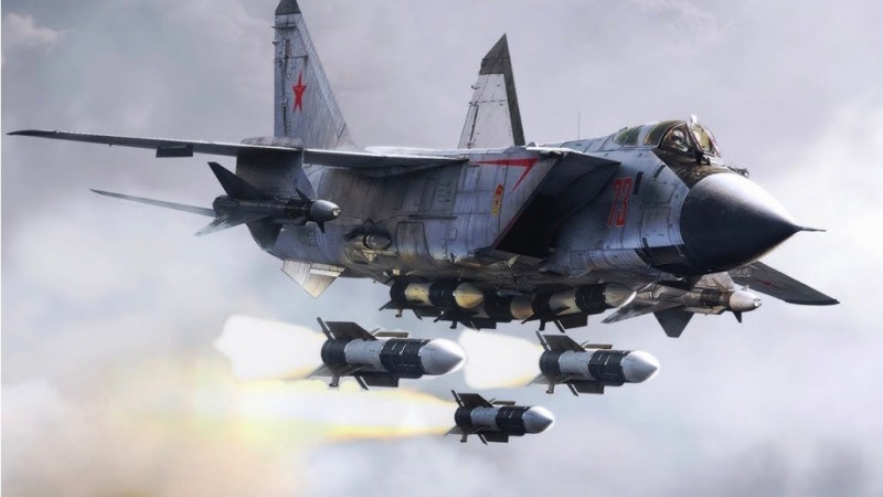 Сирени вият в цяла Украйна заради руски МиГ-31 КАРТА