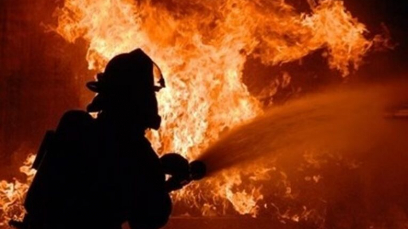 Пожар в благоевградско, мъж е пострадал