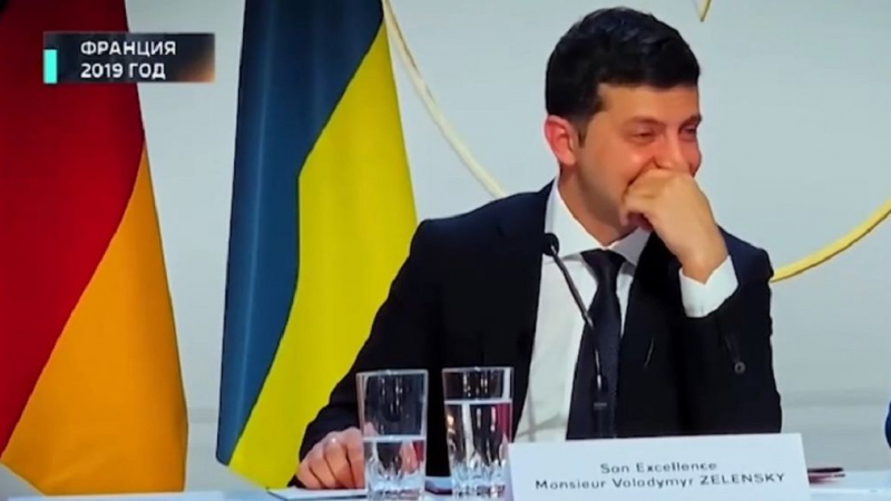 Появи се ВИДЕО как реагира Зеленски след призив на Путин за мир в Донбас