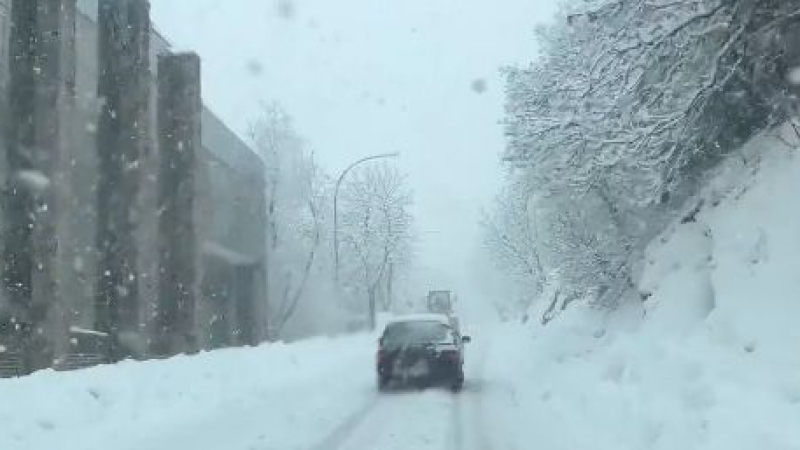Снегокалипсис в Италия, ето какво се случва ВИДЕО