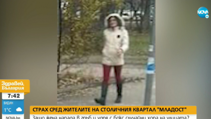 Ужасът в София: Жената с бокса, която напада минувачи в гръб, продължава да вилнее. Пострадали разказват, че...