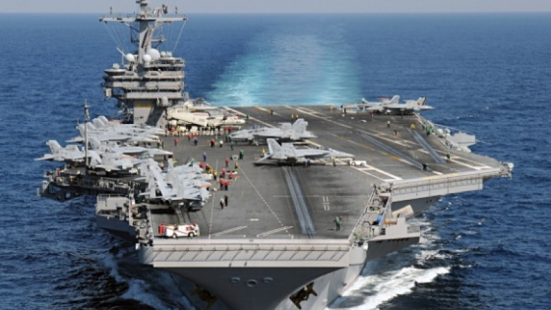 US моряци алармират за руски кораби, приближаващи самолетоносача "Джордж Буш" в Адриатическо море