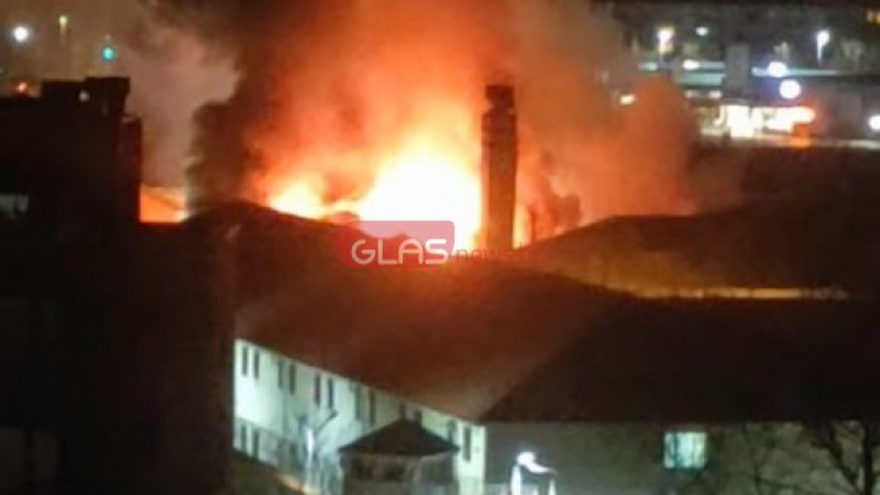 Извънредно: Огнен ад в затвора в Пловдив ВИДЕО