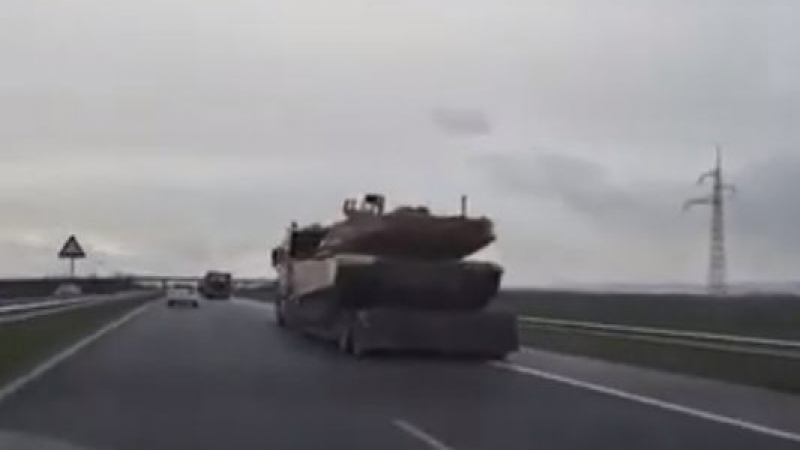 Ето причината за танковете на АМ "Тракия", стреснали шофьорите