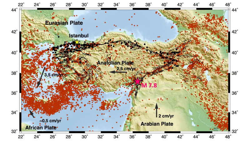 От БАН със страшни данни за земетресението в Турция: Над 30 пъти по-силно е от... СНИМКА