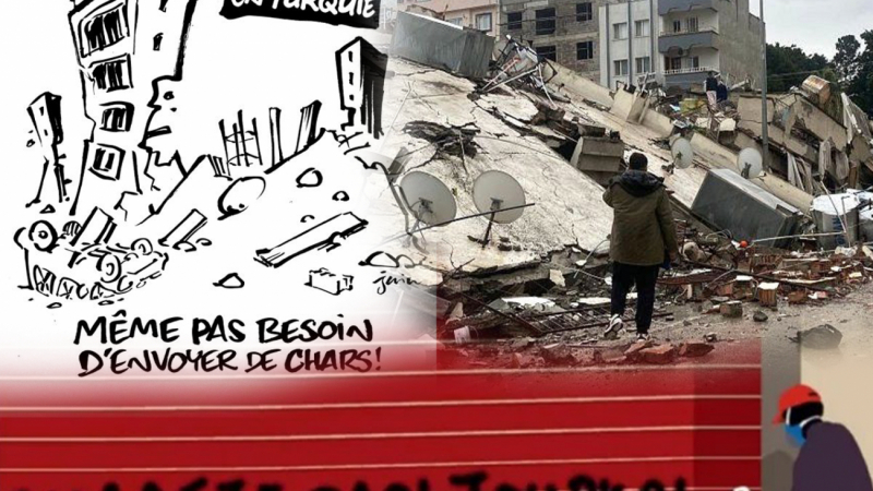 Всички се гнусят от гаврата на "Шарли Абдо" с трагедията в Турция