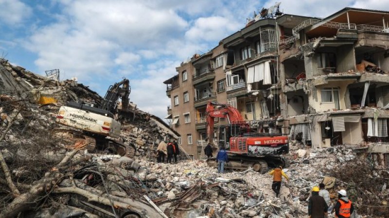 ООН шокира света  с данни за земетресението в Турция и Сирия
