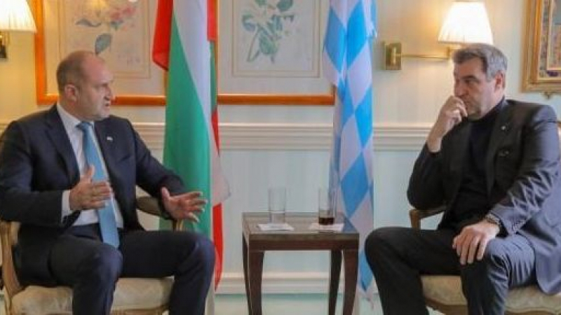 Баварският премиер към Радев: България трябва да получи подкрепа за Шенген