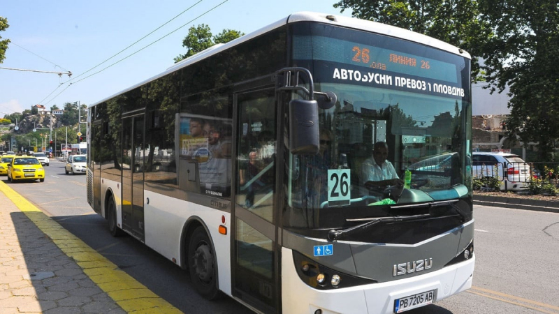 Стрелба по автобус на градския транспорт в Пловдив