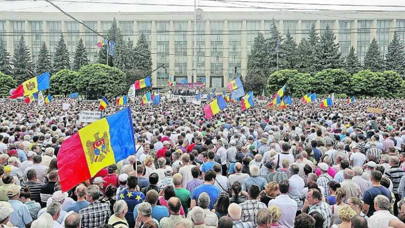 Гражданска война в Молдова заради Украйна, страшно е! ВИДЕО