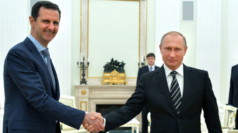 Президентът на Сирия на посещение в Москва по повод....