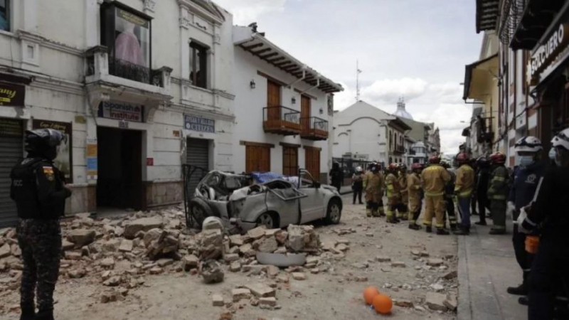 Мощно земетресение удари Еквадор, има жертви ВИДЕО