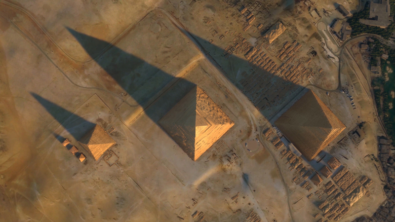 Ще се шашнете - ето как са изглеждали египетските пирамиди, когато са били построени СНИМКА