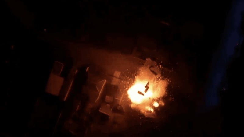 ВИДЕО от войната: Показаха уникални кадри от унищожаването на руски позиции с дронове