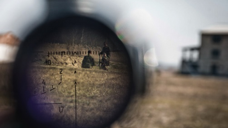 ВИДЕО от войната: Снайперисти от "Каскада" унищожават бойци от ВСУ