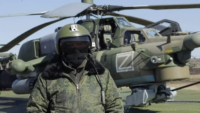 ВИДЕО от войната: Боен полет на руския "Нощен ловец" Ми-28