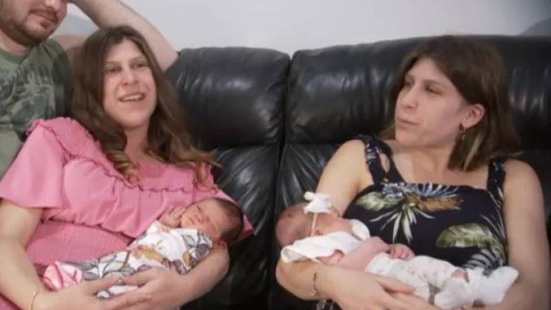 Близначки родиха по едно и също време, заченали по чудо 