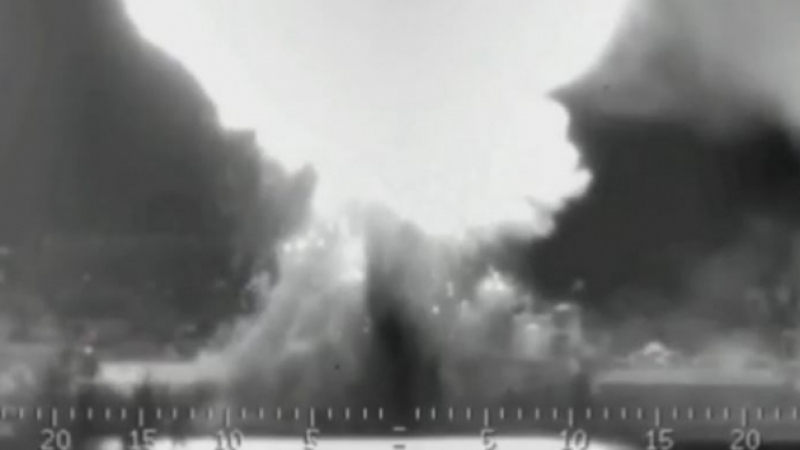 Склад за боеприпаси на ВСУ в Херсонска област се изпари след удар с планираща бомба  ВИДЕО
