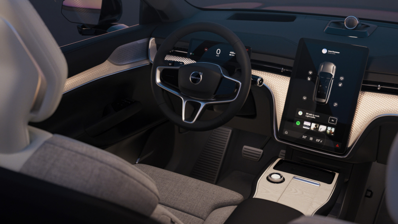 Събудете се с усмивка! Най-новите технологии в новото Volvo EX90 осигуряват осветление, близко до слънчевата светлина