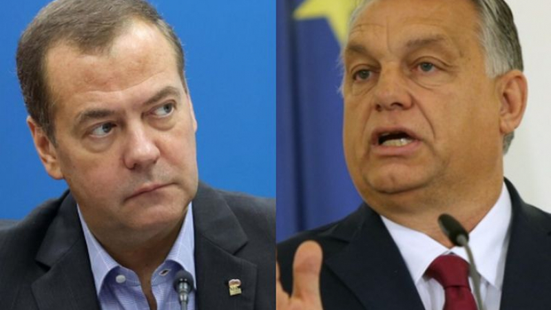 Огромен скандал! Киев настръхна срещу Медведев и Орбан заради "несъществуващата Украйна"