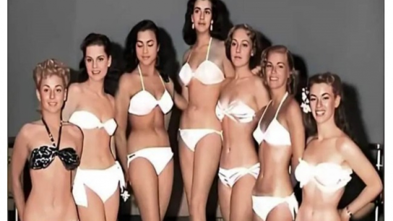Сензация: Има ли българка на тези СНИМКИ от първия конкурс Мис свят в Лондон през 1951 г 