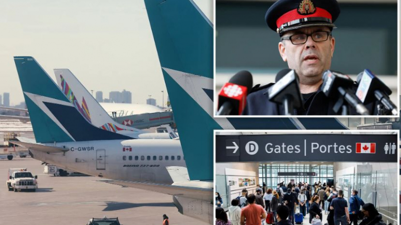 Злато и ценности за 15 млн. долара мистериозно изчезнаха от летище в Торонто