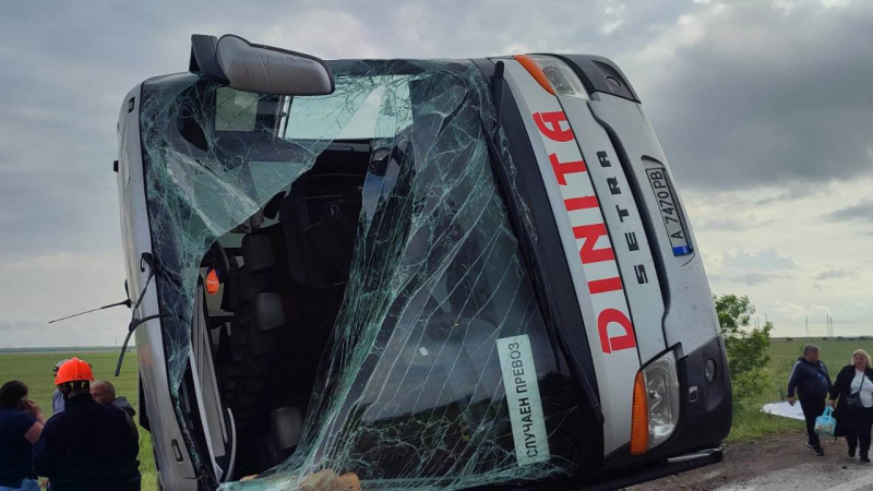 Първи думи на шофьора на катастрофиралия на АМ "Тракия" автобус ВИДЕО