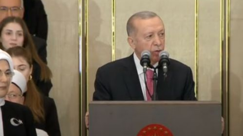 Ердоган с голямо обещание в първата си реч  