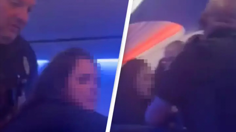 Не е за вярване какво се случи с пияна жена, която ухапа ченге в самолет