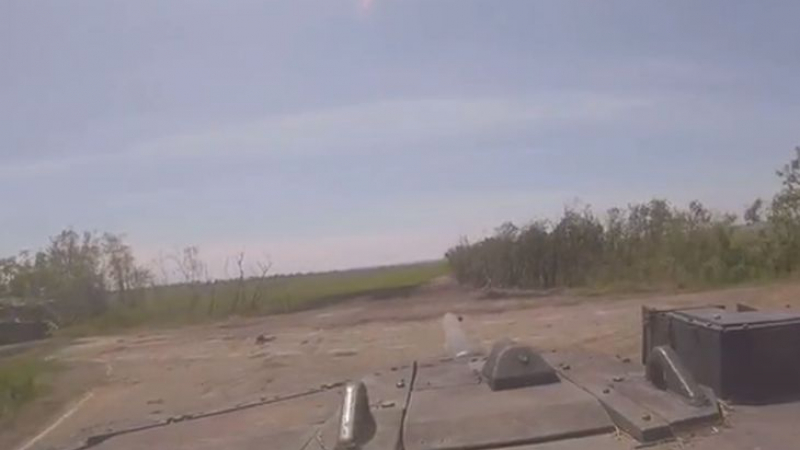 Зрелищно ВИДЕО: Украински Leopard 2 стреля по руски цели