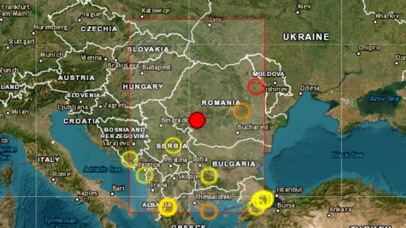 Земетресение като експлозия разтресе Румъния, усетиха го и у нас СНИМКИ