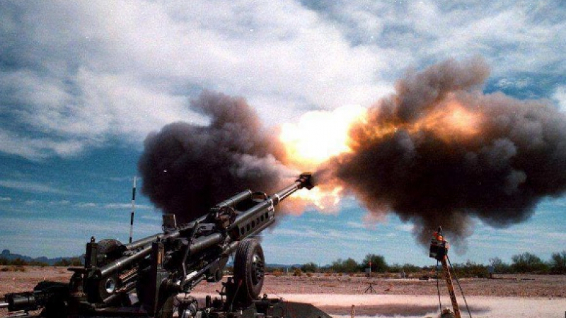 ВИДЕО от войната: Американски гаубици М777 бяха поразени на Запорожкия фронт 