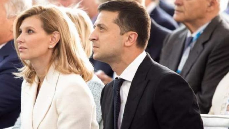 Елена Зеленская каза, че вече не живее със съпруга си