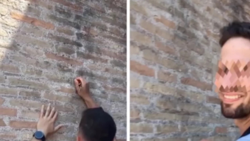 Осквернителят на Колизеума Иван счупи тъпомера с оправдание за постъпката си 