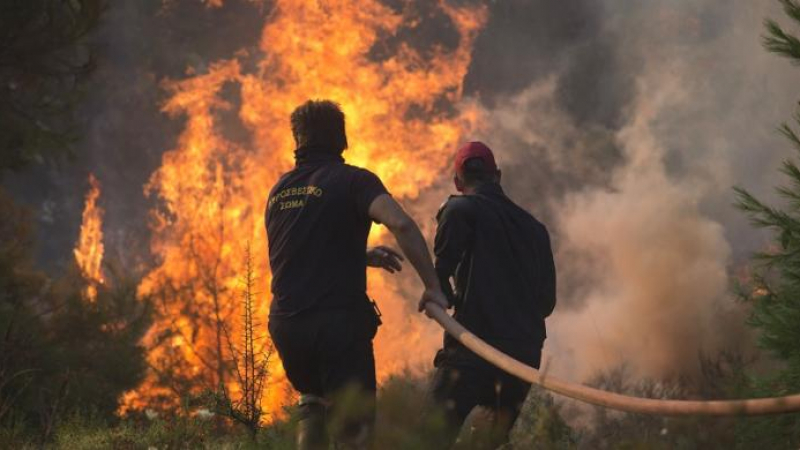 Извънредна ситуация на обичан от българите гръцки курорт, хвърчат пожарни