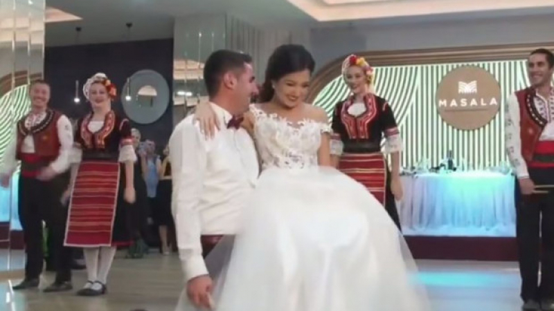 Това ВИДЕО от българска сватба взриви мрежата