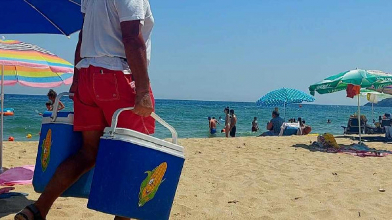 Чуете ли на плажа "Млечна, вкусна царевица" веднага трябва да... ВИДЕО