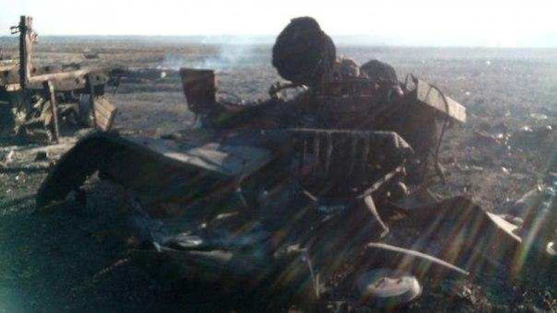 ВИДЕО от войната: Американски бронирани камиони Oshkosh бяха изгорени от руската армия