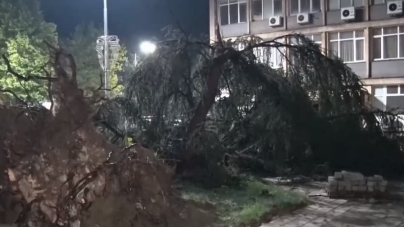 След мощната буря: Ето какво се случва в Харманли ВИДЕО