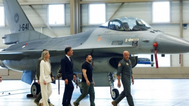 Предложиха 1 млн. долара на украински пилоти за отвличане на изтребител F-16