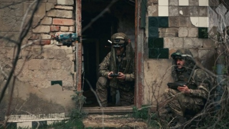Дронове провалиха укрепването на отбранителната линия на руските сили в Донбас ВИДЕО