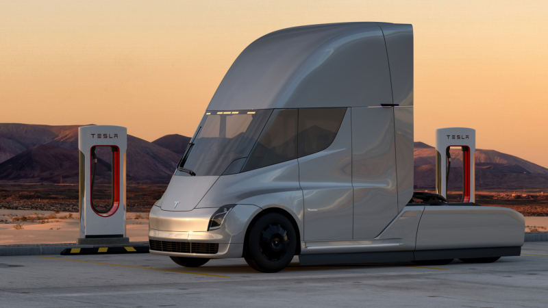 Представиха камиона, който ще убие Tesla Semi