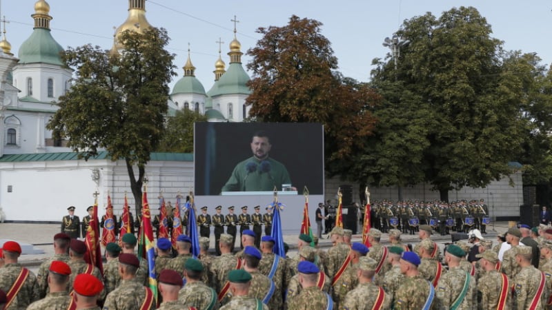 Зеленски поздрави войниците, отвоювали Клещеевка