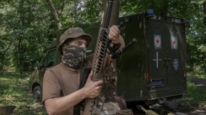 NYT показа как действат на фронта украинските снайперисти СНИМКИ