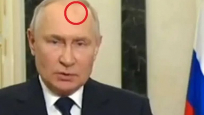 Мистерия: Всички се чудят какво е това на главата на Путин ВИДЕО
