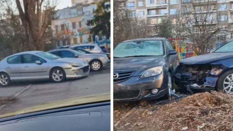 Първо в БЛИЦ! Зверско верижно меле в София