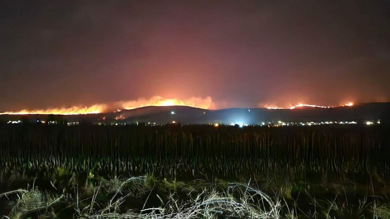 Извънредни новини за пожара край Костинброд