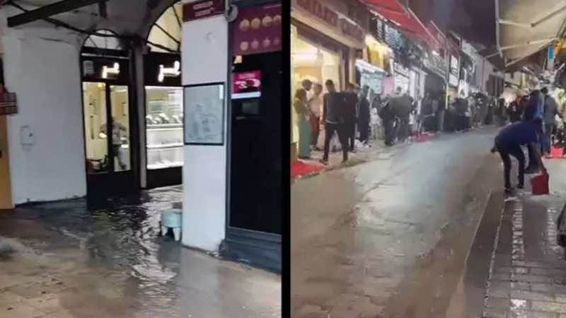 Библейско бедствие връхлетя Истанбул, всичко е под вода ВИДЕО 