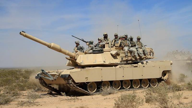 Първата СНИМКА на американски M1A1 Abrams от Украйна
